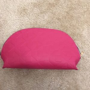 Pink makeup bag